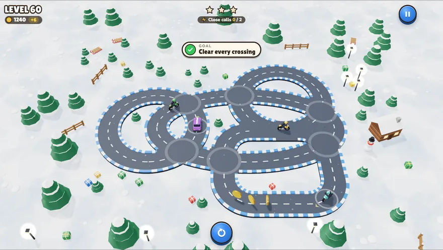 Winter Village scenery